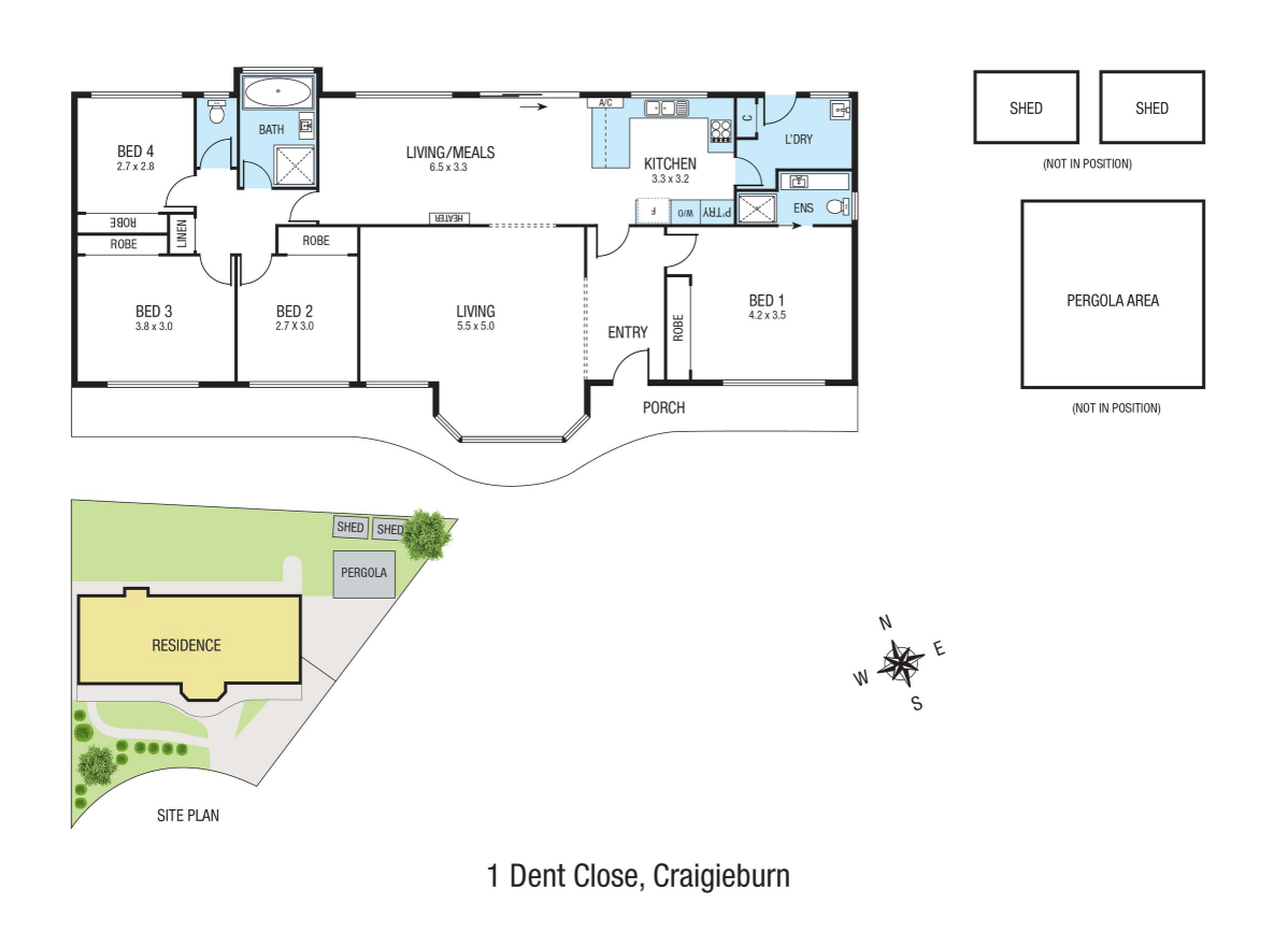 1 Dent Close floor plan